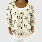 Meabh button-front knit cardigan for women | Ellie Dublin
