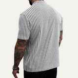 The Windlawn Men’s Casual Textured Summer Polo Shirt – view 7