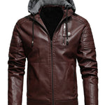 Matej | Padded Hooded Jacket with Look Finish – view 2
