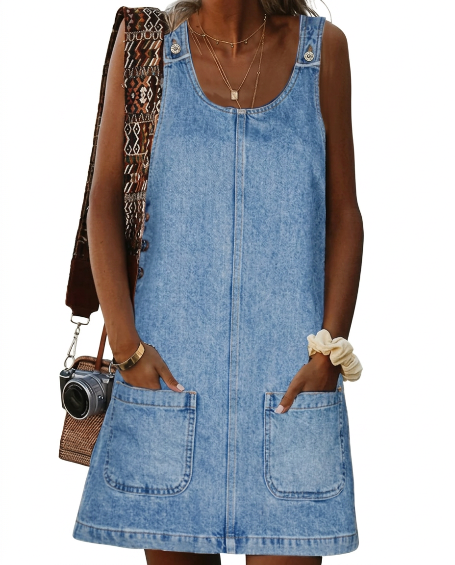 Lucile | Casual Denim Look Dress