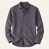 The Cedar Ridge Hill Men’s Trendy Loose Fit Button-Up Shirt