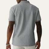 The Windlawn Men’s Casual Textured Summer Polo Shirt – view 11