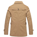 Étienne™ | Sophisticated Men's Trench Coat Featuring Quilted Accents – view 6