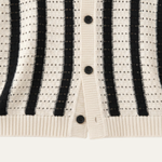 The Bristol Men’s Breathable Striped Knitted Polo Shirt – view 5