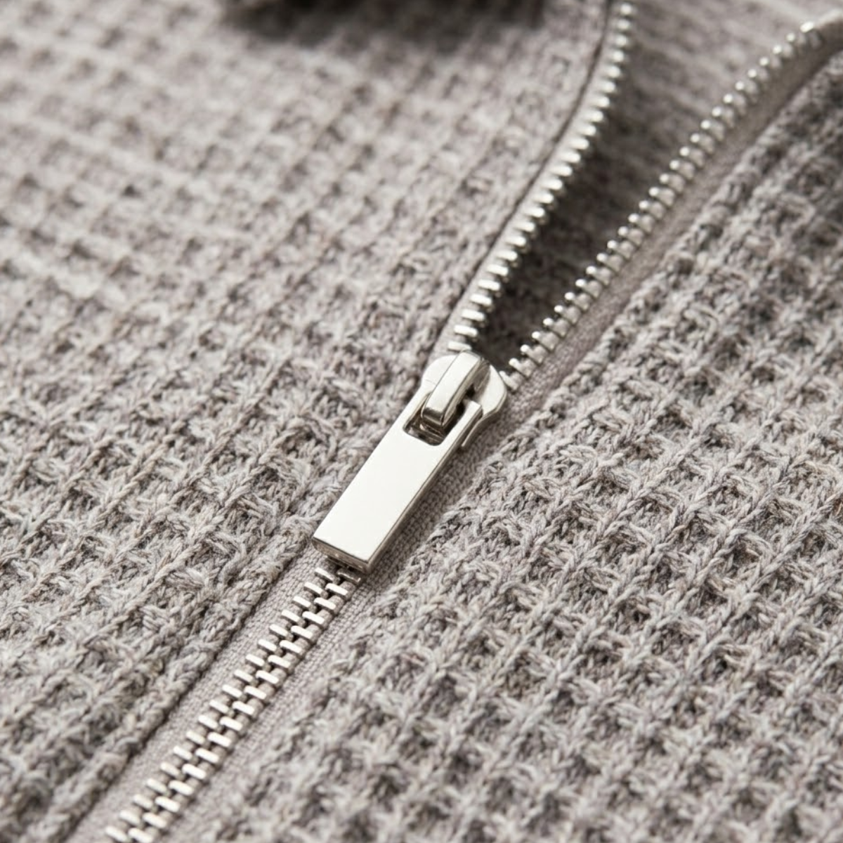 The Ravenswood Men’s Waffle Knit Half Zip Polo Shirt – view 11