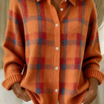 Colette plaid cardigan for women | Ellie Dublin