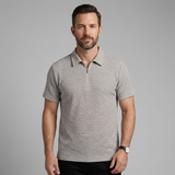 The Ravenswood Men’s Waffle Knit Half Zip Polo Shirt – view 2