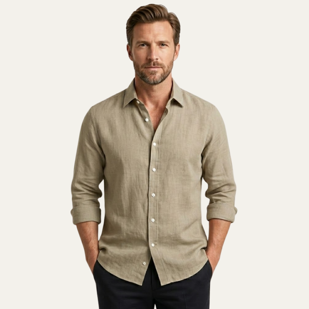 The Willowfield Ridge Men’s Casual Button-Up Shirt – view 3