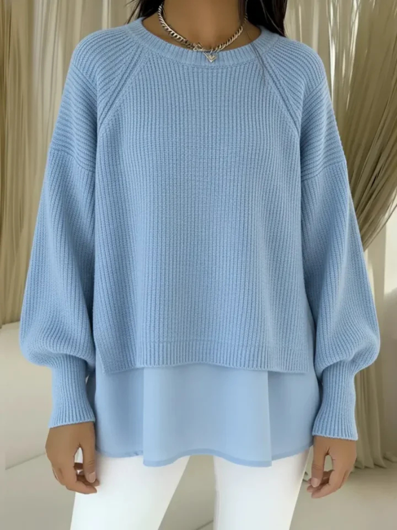 Kestlyn layered-look jumper for women | Ellie Dublin