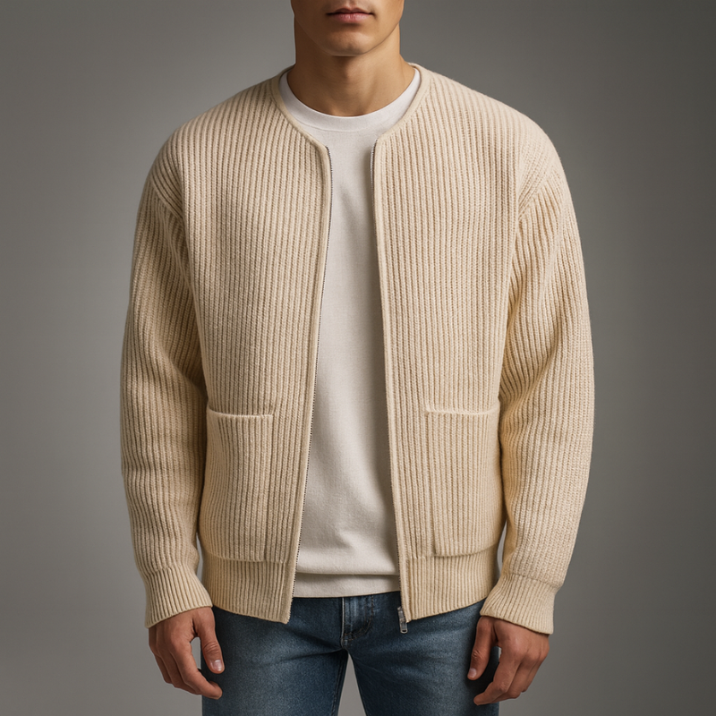 Calvin | Zip-Up Sleeveless Jacket – view 4