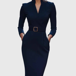 Camille | The Belted Power Maxi Dress – view 4