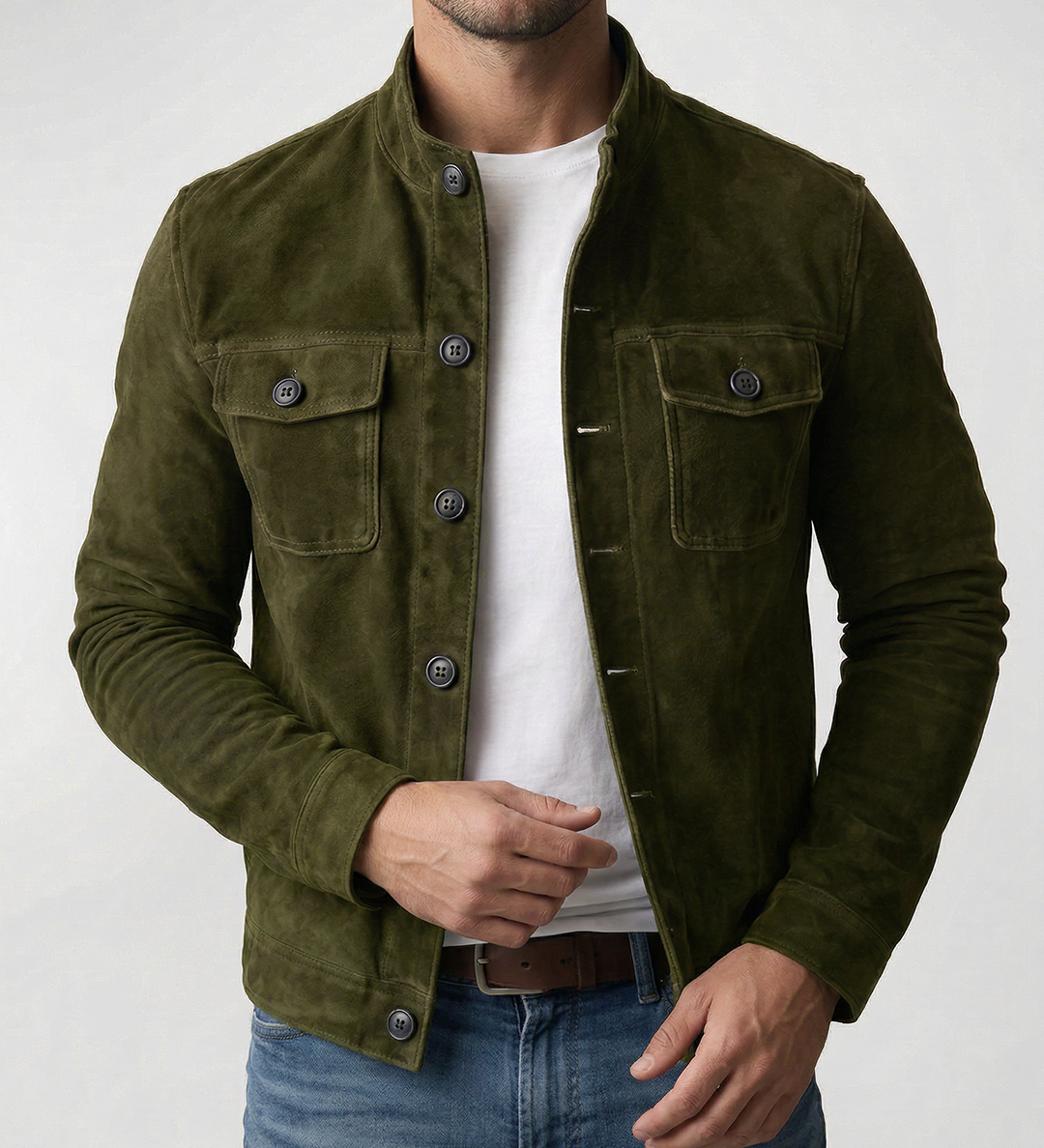 Arthur - Classic Jacket with Button Details
