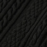 The Stonebrook Ridge Men’s Casual Textured Polo Shirt – Black – view 4