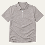 The Ravenswood Men’s Waffle Knit Half Zip Polo Shirt