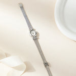 Iva® - Elegant Gold Watch with Woven Bracelet – view 8