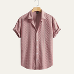 The Timberlake Ridge Men’s Casual Textured Button-Up Shirt