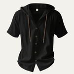 The Glenrock Men’s Hooded Drawstring Casual Top