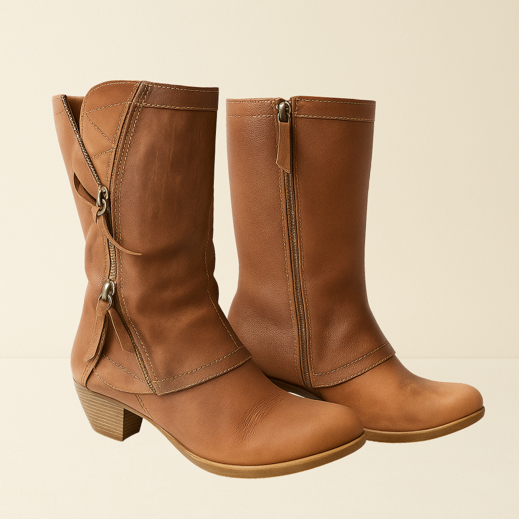 Fanny | Mid-Calf Autumn Boots – view 2