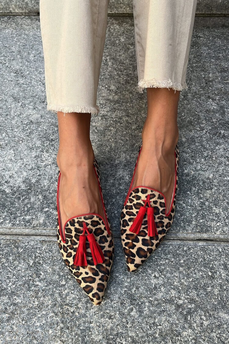 Gelly - Leopard Print Safari Loafers – view 3