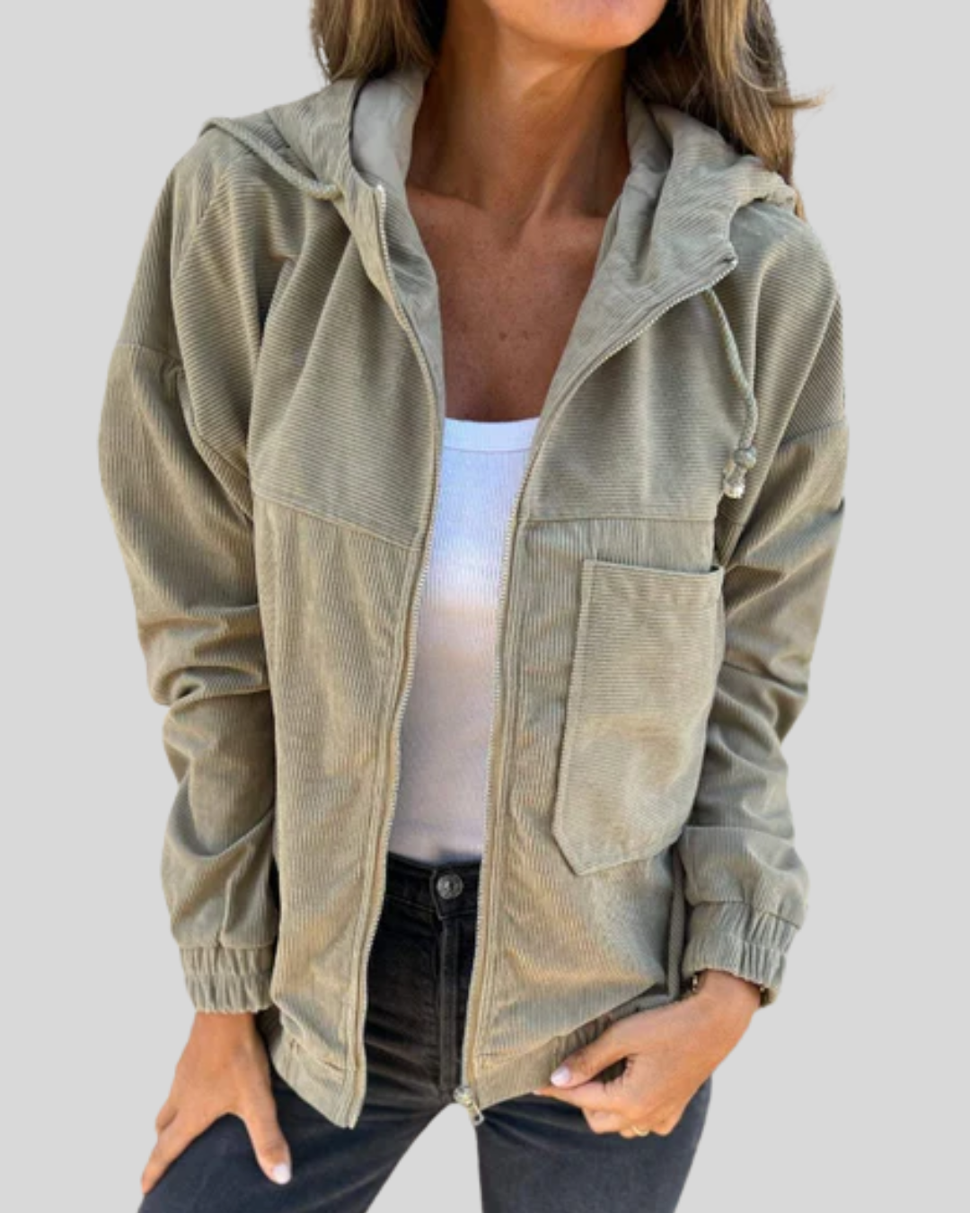 Mabel | Cozy Zip-Up Gilet – view 3