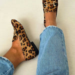 Gia - Chic Leopard Print Loafers – view 3