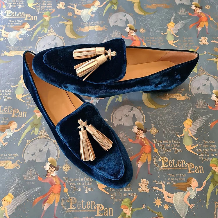 Celestia - Chic Fringe Loafers – view 3