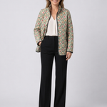 Imelda tapestry floral quilted jacket for women | Ellie Dublin