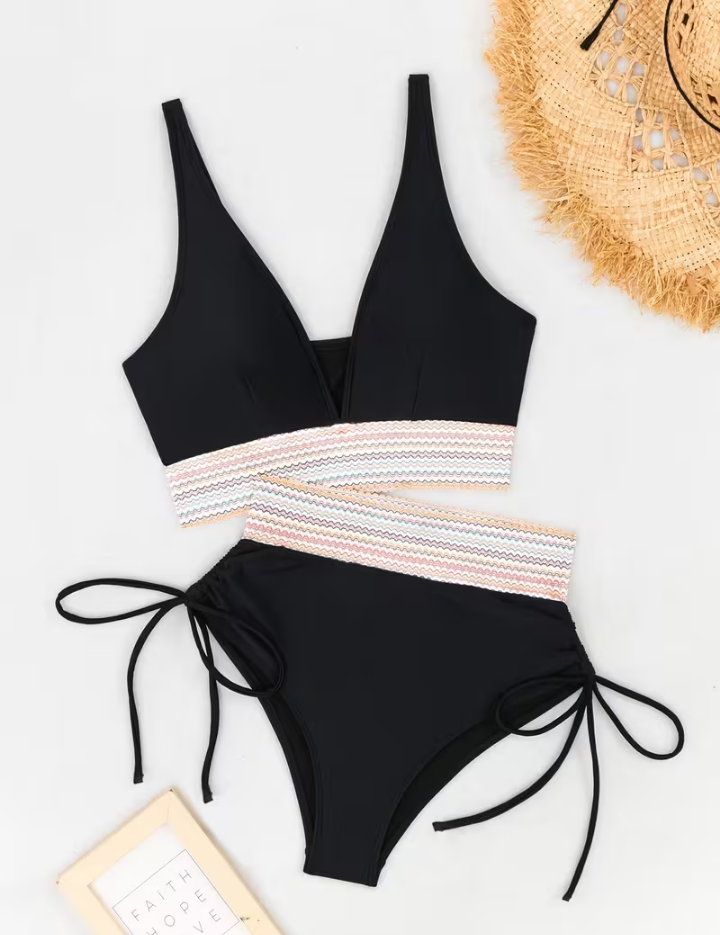Énora | Chic High-Waisted Bikini Ensemble – view 3