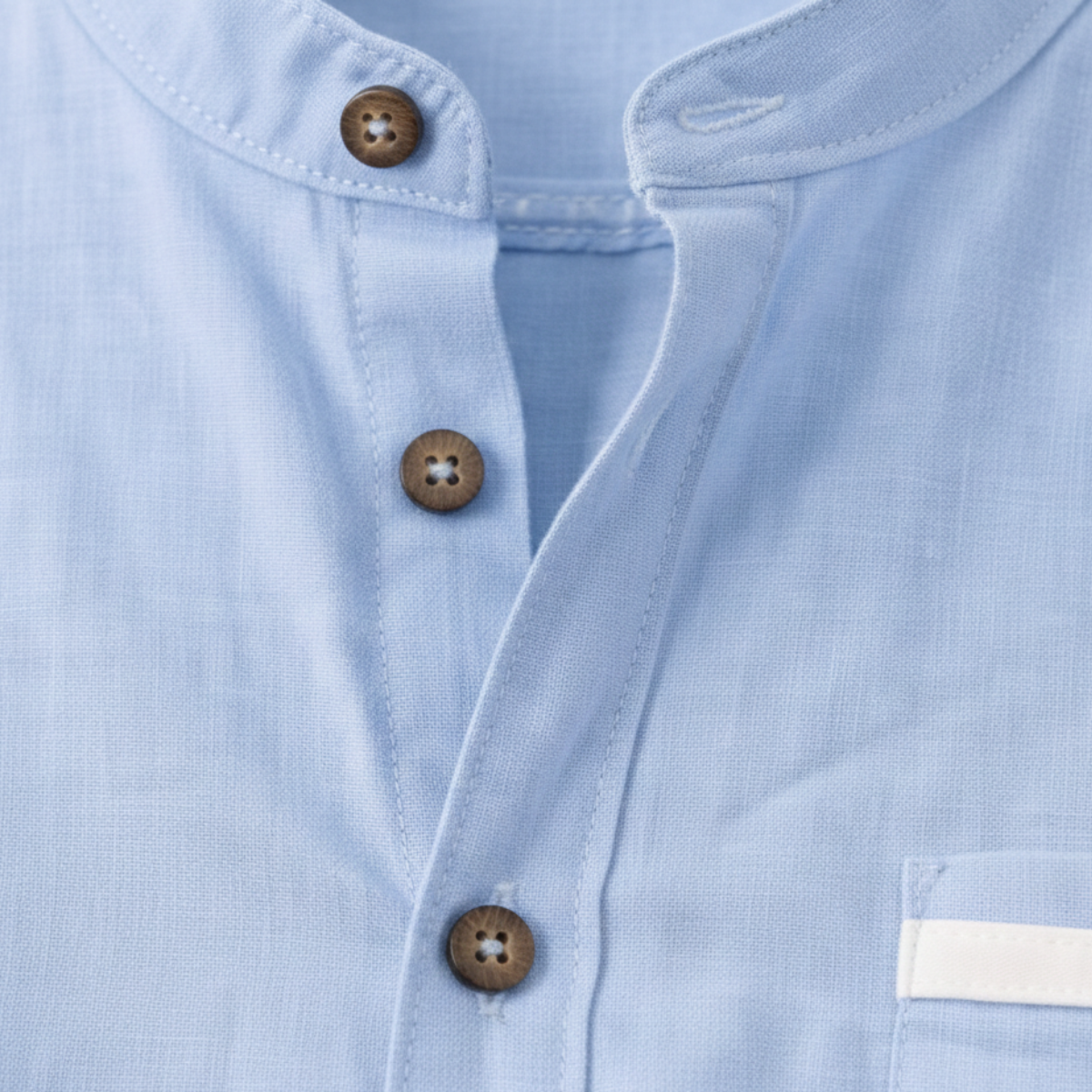 The Silverhaven Ridge Men’s Standing Collar Business Button-Up Shirt – view 11