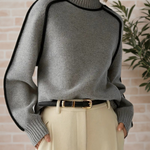 Women's Elegant High-Neck Sweater – view 3