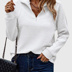 Christine | Stylish Half-Zip Sweater – view 10