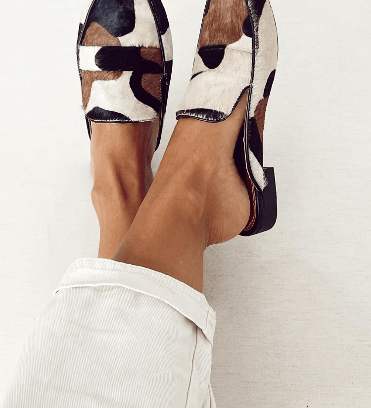 Eilis two-tone loafers for women | Ellie Dublin