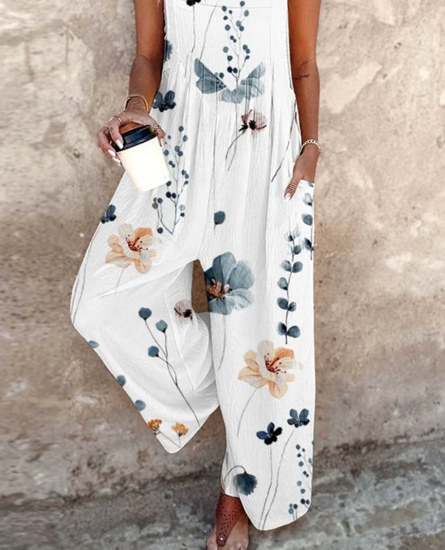 Fiona Floral Dungarees – view 3