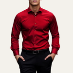 The Pordenone Men’s Slim Fit Stretch Button Down Dress Shirt – view 2