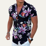 The Silverhill Ridge Men’s Summer Tropical Coconut Print Hawaiian Beach Shirt – view 2