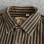 The Stratford Hill Men’s Retro Casual Button Up Striped Shirt – view 4