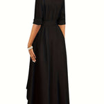 Martine | Perfect Buttoned Maxi Dress for Parties – view 9