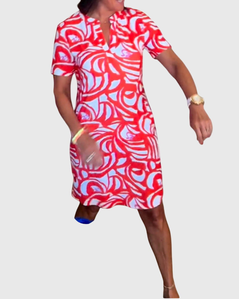 Jeanne | Flattering Avenue Walk Dress – view 3