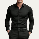 The Pordenone Men’s Slim Fit Stretch Button Down Dress Shirt – view 4