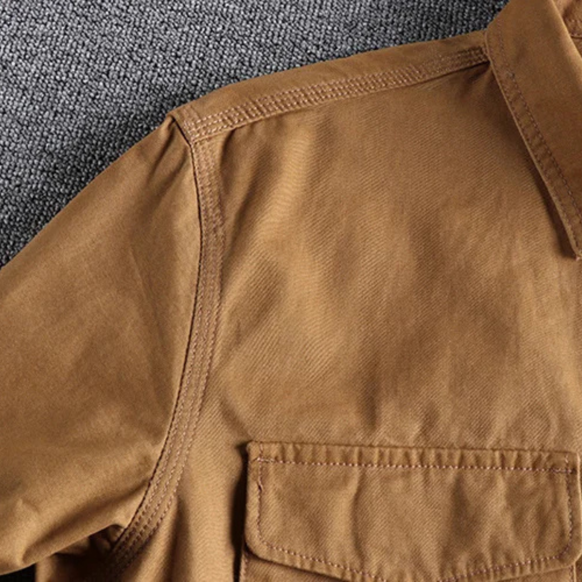 The Bellwood Men’s Vintage Cargo Shirt Jacket – view 4