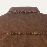 The Belleford Men’s Vintage Washed Denim Workwear Shirt – view 4