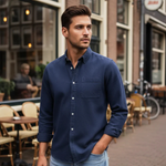 The Melrose Men’s Classic Oxford Style Button-Up Dress Shirt – view 3