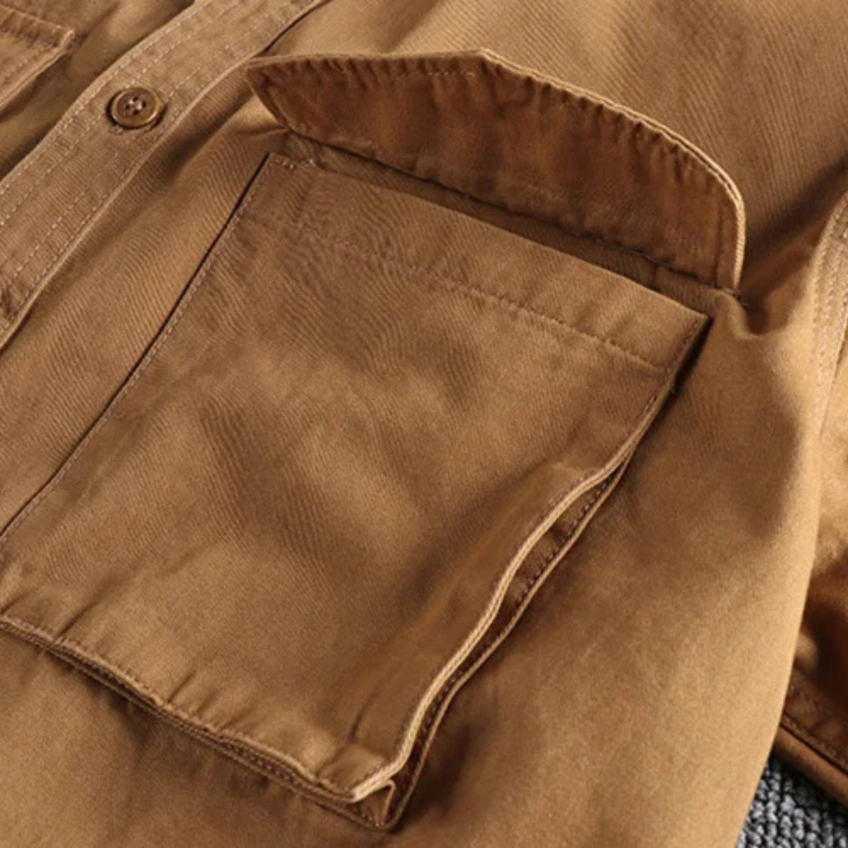 The Bellwood Men’s Vintage Cargo Shirt Jacket – view 5