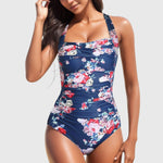 Raphaëlle | Floral Print One-Piece Swimsuit – view 2