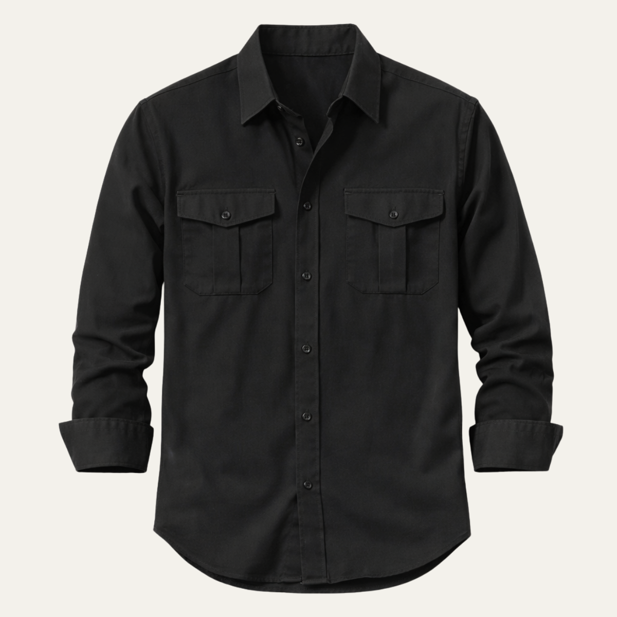 The Hillcrest Ridge Men’s Double Pocket Casual Shirt