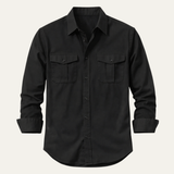 The Hillcrest Ridge Men’s Double Pocket Casual Shirt