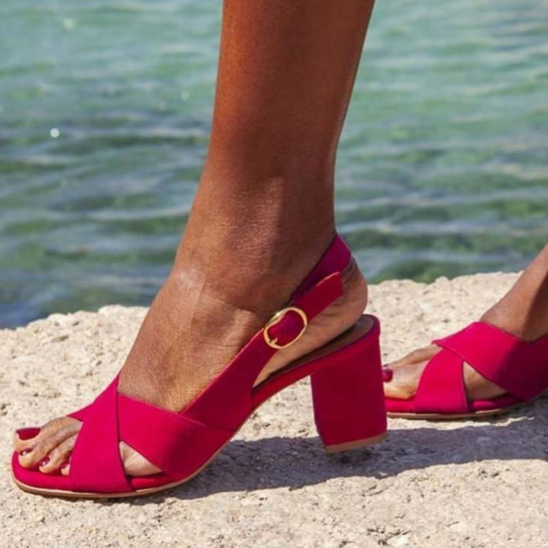 Celeste | Summer Sandals in Blue – view 8