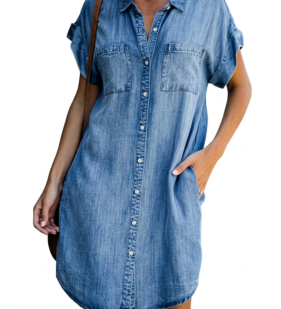 Suzanne | Button-Up Shirt Dress