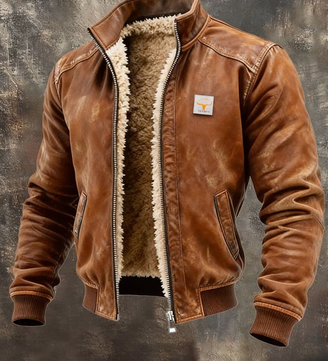 Marin | Retro-Inspired Jacket with Cozy Sherpa Lining – view 3