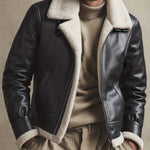 Joe | Cozy Biker Jacket for Chilly Autumn and Winter Days – view 7